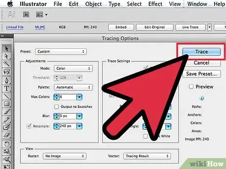 Immagine titolata Use Adobe Illustrator Live Trace Step 3