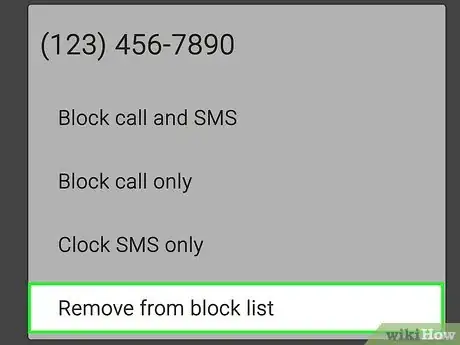 Immagine titolata Unblock a Number on Android Step 21