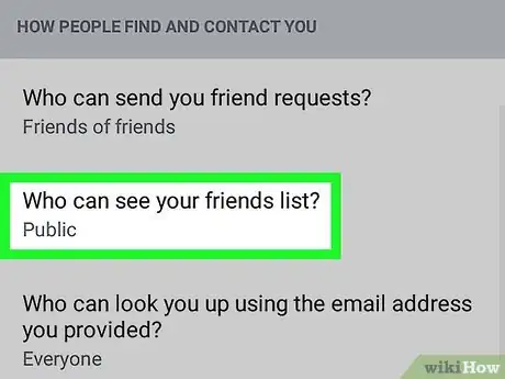Immagine titolata Hide Mutual Friends on Facebook on Android Step 6