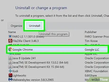 Immagine titolata Reinstall Google Chrome Step 4