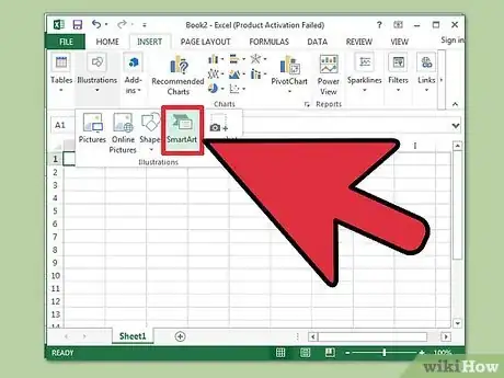 Immagine titolata Create a Timeline in Excel Step 2