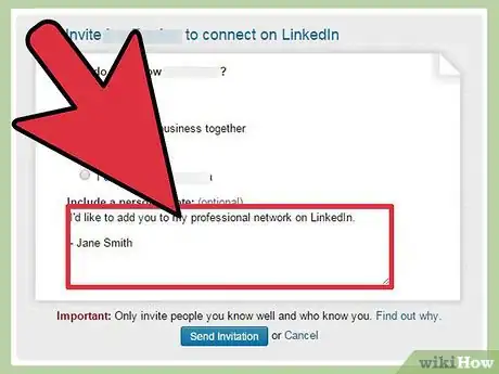 Immagine titolata Send an Invitation on LinkedIn Step 7