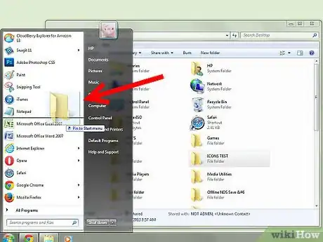 Immagine titolata Add a Folder to Start Menu Step 3