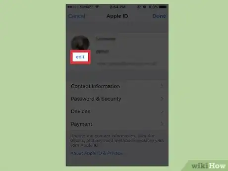 Immagine titolata Change an Apple ID Photo on an iPhone Step 5