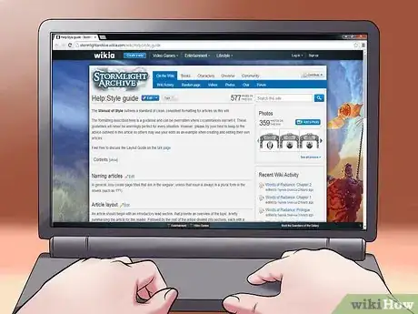 Immagine titolata Start a Wiki Step 14