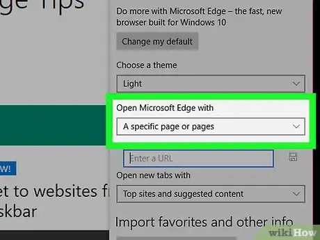 Immagine titolata Change Your Homepage in Microsoft Edge Step 11