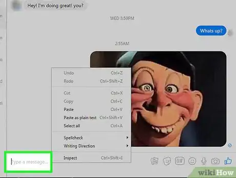 Immagine titolata Paste on Facebook Messenger Step 15