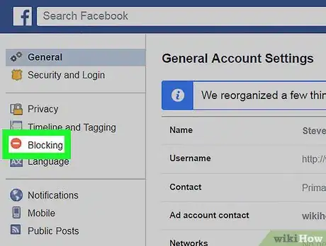 Immagine titolata Unblock Someone on Facebook Step 11