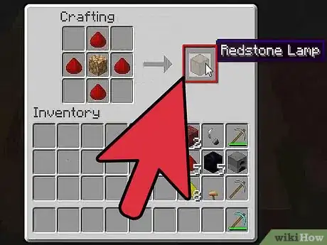 Immagine titolata Make a Redstone Lamp in Minecraft Step 5