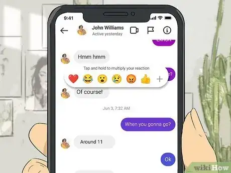 Immagine titolata React to Messages on Instagram Step 6