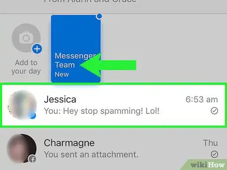Immagine titolata Delete a Conversation on Facebook Messenger Step 3