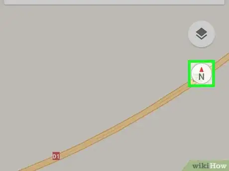 Immagine titolata Find North on Google Maps on Android Step 4