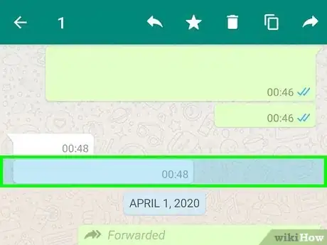 Immagine titolata Copy a WhatsApp Message Step 7