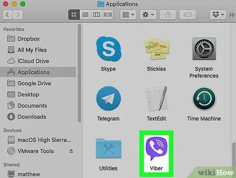 Immagine titolata Log Out of Viber on PC or Mac Step 1
