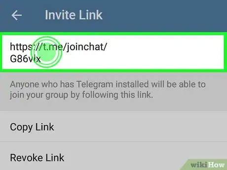 Immagine titolata Get Group Link on Telegram on Android Step 10