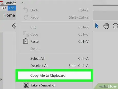 Immagine titolata Copy an Image from PDF to Word on PC or Mac Step 3