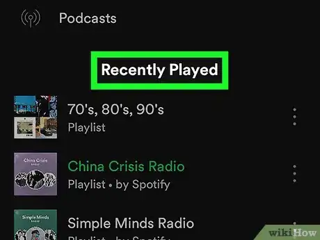 Immagine titolata Hide Recently Played Artists on Spotify on Android Step 3