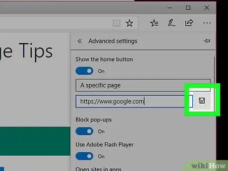 Immagine titolata Change Your Homepage in Microsoft Edge Step 7