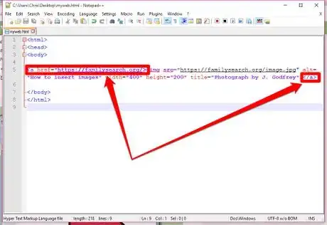 Immagine titolata Insert Images with HTML Part 2 Step 3