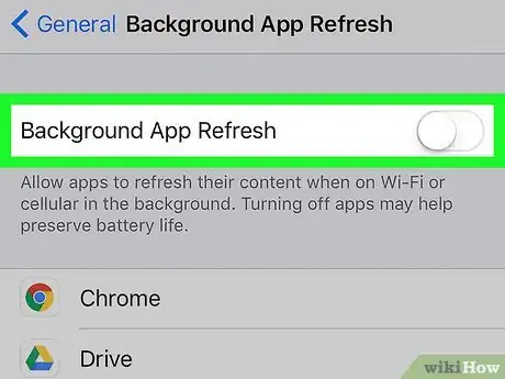 Immagine titolata Restrict Background Data on iPhone or iPad Step 4