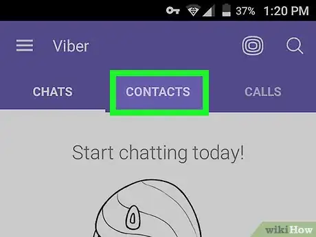 Immagine titolata Delete a Viber Contact on Android Step 2