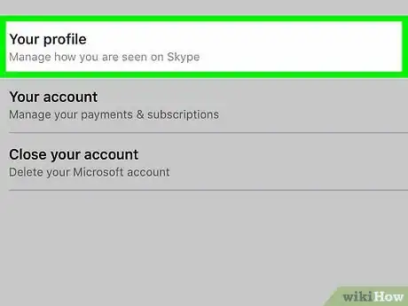 Immagine titolata Find Your Skype ID on iPhone or iPad Step 7