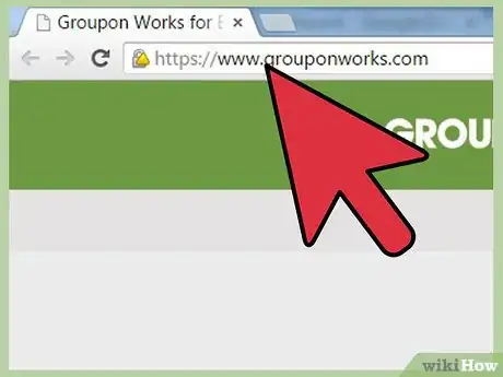 Immagine titolata Advertise on Groupon Step 1