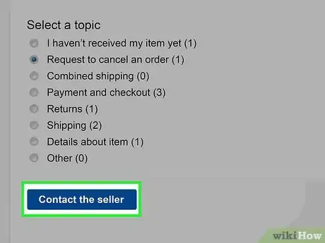 Immagine titolata Cancel an Order on eBay Step 15