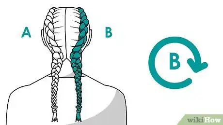 Immagine titolata Do Double French Braids Step 10