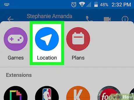 Immagine titolata Find a Friend's Location on Facebook Messenger on Android Step 3