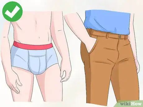 Immagine titolata Suppress an Erection Step 1