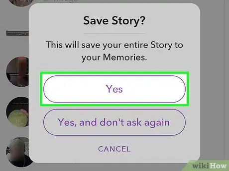 Immagine titolata Save Stories on Snapchat Step 10