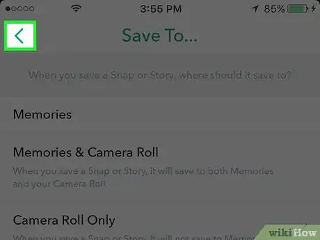 Immagine titolata Disable Memories in Snapchat Step 7