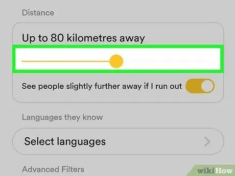 Immagine titolata Change Distance on Bumble Step 3