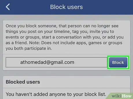 Immagine titolata Block Someone Who Has Blocked You on Facebook Step 7