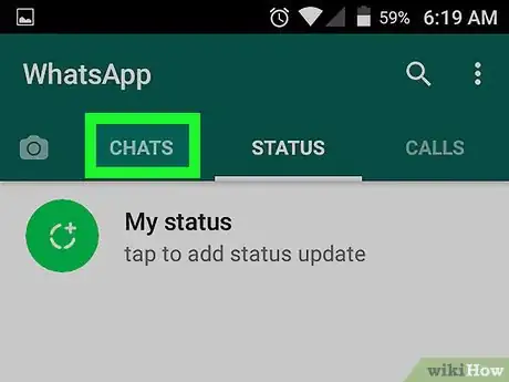 Immagine titolata Block a Group on WhatsApp on Android Step 2