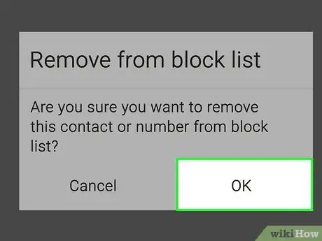Immagine titolata Unblock a Number on Android Step 22