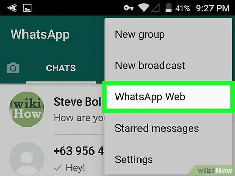 Immagine titolata Scan a QR Code on WhatsApp Step 11