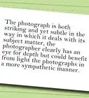 Scrivere una Critica Fotografica