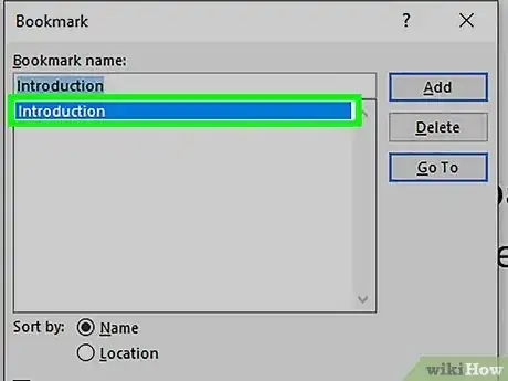 Immagine titolata Add a Bookmark in Microsoft Word Step 18