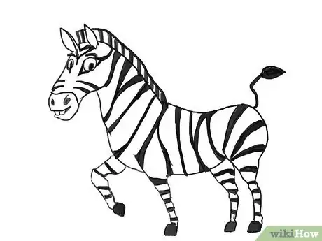 Immagine titolata Draw a Zebra Step 12