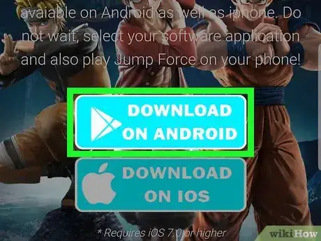 Immagine titolata Download Jump Force on an Android Step 3