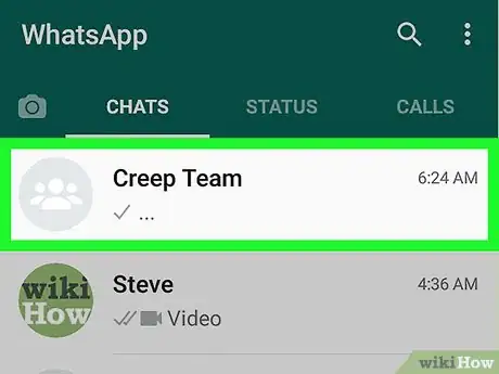 Immagine titolata Block a Group on WhatsApp on Android Step 3