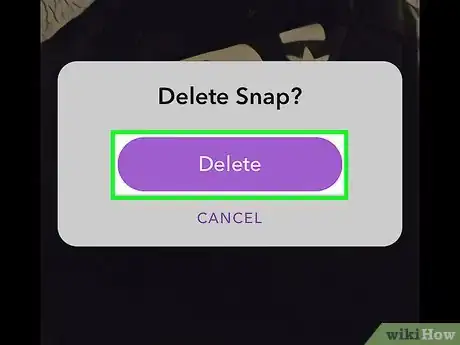 Immagine titolata Delete a Snap on Snapchat Step 12