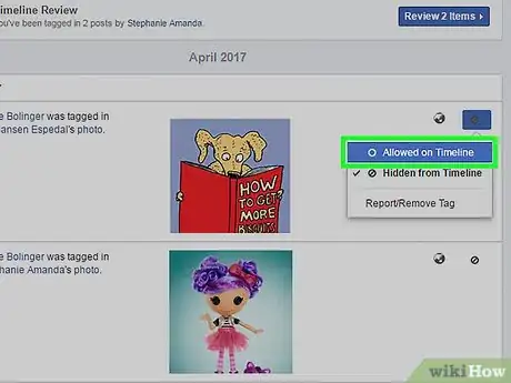 Immagine titolata Approve Tags on Facebook Step 14