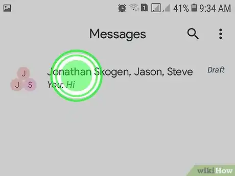 Immagine titolata Block Group Texts on Android Step 2