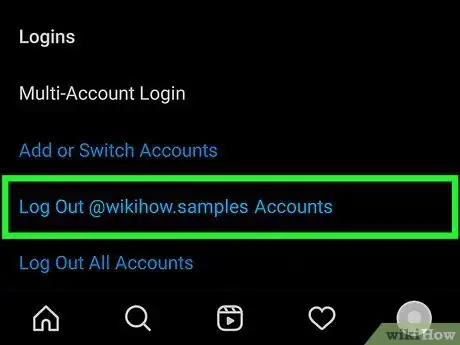 Immagine titolata Unlink Two Instagram Accounts Step 14
