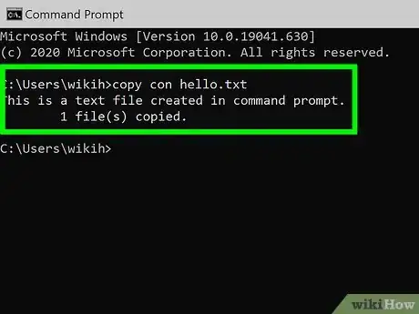 Immagine titolata Create and Delete Files and Directories from Windows Command Prompt Step 13