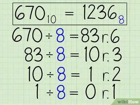 Immagine titolata Convert from Decimal to Octal Step 16