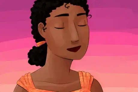 Immagine titolata Relaxed Woman Talking.png